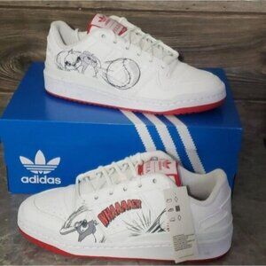 New Adidas Disney Pixar Forum Low White Toy Story Baseball Sneakers Casual Shoes